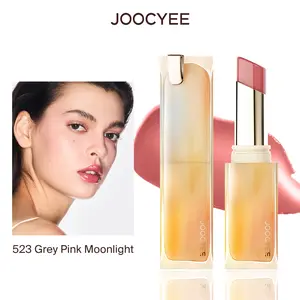 JOOCYEE Glazed Rouge Hydrating Lipstick Balm - Oil-Infused, Long-Lasting Plumping Lip Care with Glossy Finish, Beginner-Friendly Multi-Shade Cosmetic for All Skin Types, Ideal for Glowing Makeup
