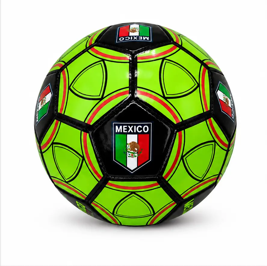 2 pcs !! 2026 World Flag Ball Country Mexico World Flag Training Outdoor Soccer Ball – Size 5 - Green