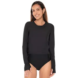 Women's Bayfront Rash Guard | Black