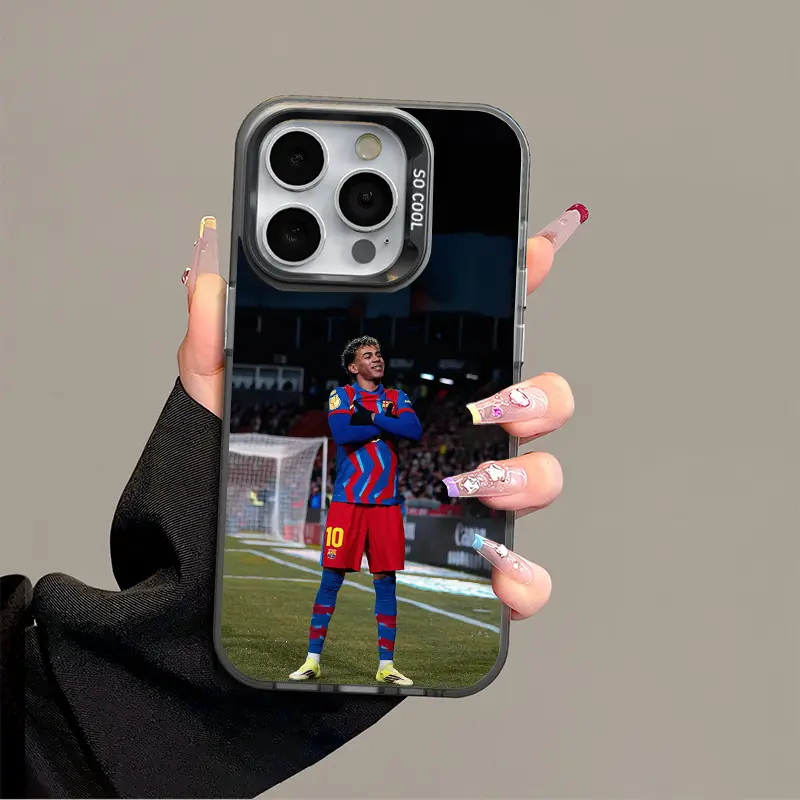 Yamal IPhone 17 Promax Phone Case Anti Drop Protective Case Suitable For iphone 16 15 14 13 SAMSUNG S25 24 23 22 ULTRA Acrylic Football Phone Case