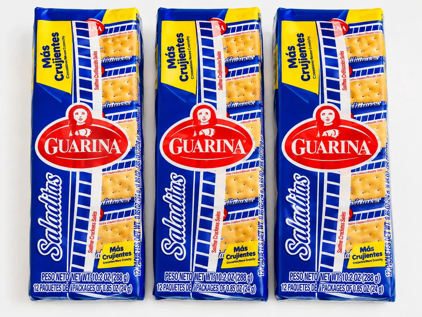 3 Pack Guarina Saltine Crakers,Biscuit on sale