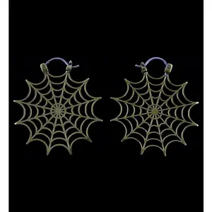 Spiderweb Brass Ear Weights