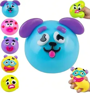 NEW Squishy Jumbo Smushers Squishy-Curiosities Smushers Dog Face Swap Squishy,Soft Slow Stress Relief Stress & Anxiety Relief, Cute Dog Face Sensory Fidget Adults Anxiety Relief, Squishy Toys