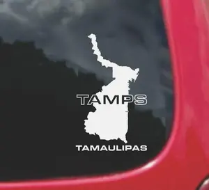 Tamaulipas Mexico Outline Map Sticker