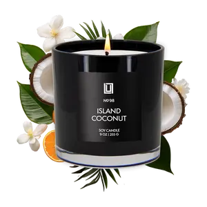 Island Coconut | Luxury Scented Candle | 9 Oz. Jar