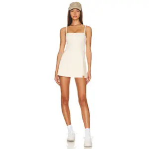 WellBeing + BeingWell MoveWell Astrid Dress in Pearled Ivory
