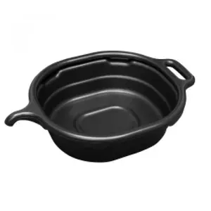 Lisle LI17972 Smooth 4.5 gal Oval Drain Pan, Black, Home Care Supply Bin