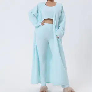 Cozy Pajama Set, 3 Piece Lounge Set,