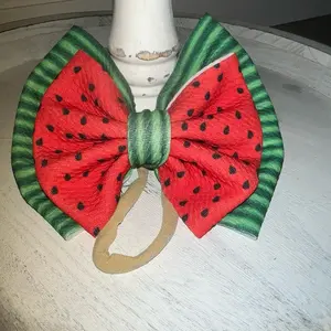 Watermelon Nylon Bow