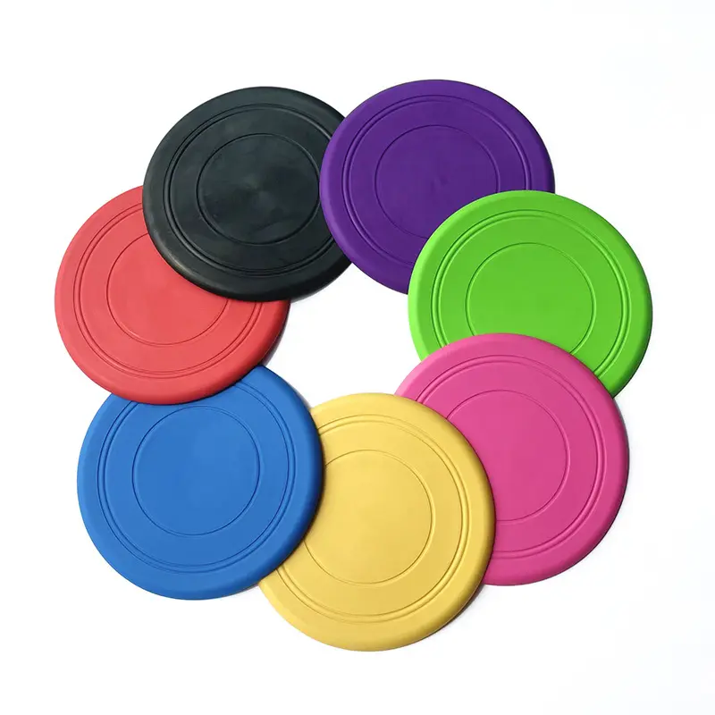 Children's Frisbee Toy Outdoor Lawn Game Frisbee Kindergarten Teaching Soft Silicone Colorful