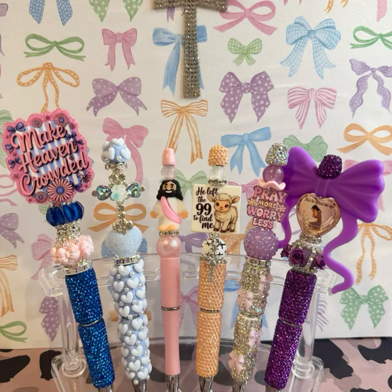 Beaded pens