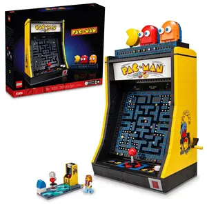 LEGO Icons PAC-Man Arcade 10323 - 2651 Pieces Detailed Replica with Maze Ghosts & Player Character for Collectors