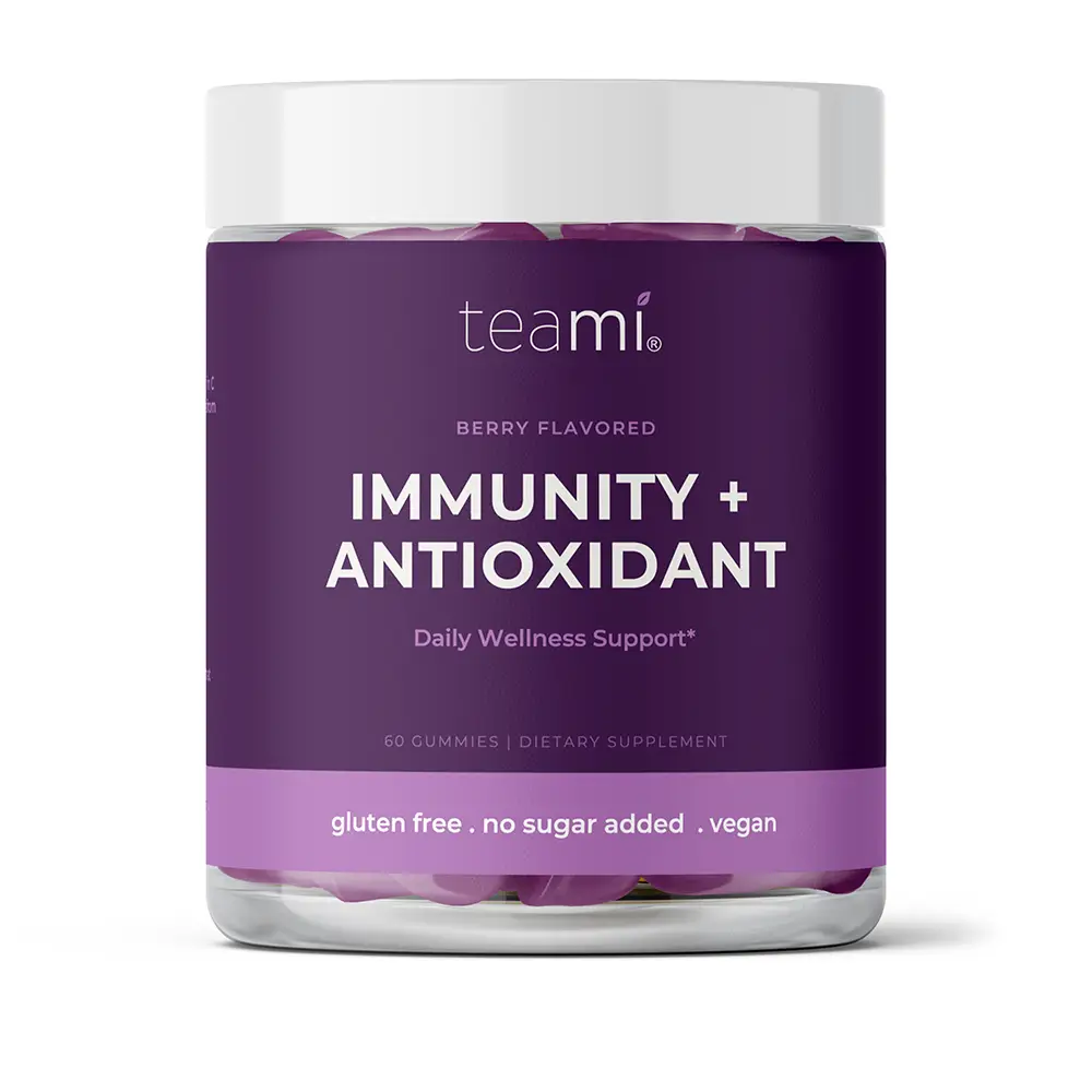 Teami Immunity + Antioxidant, Elderberry and Vitamin C Gummy Vitamin