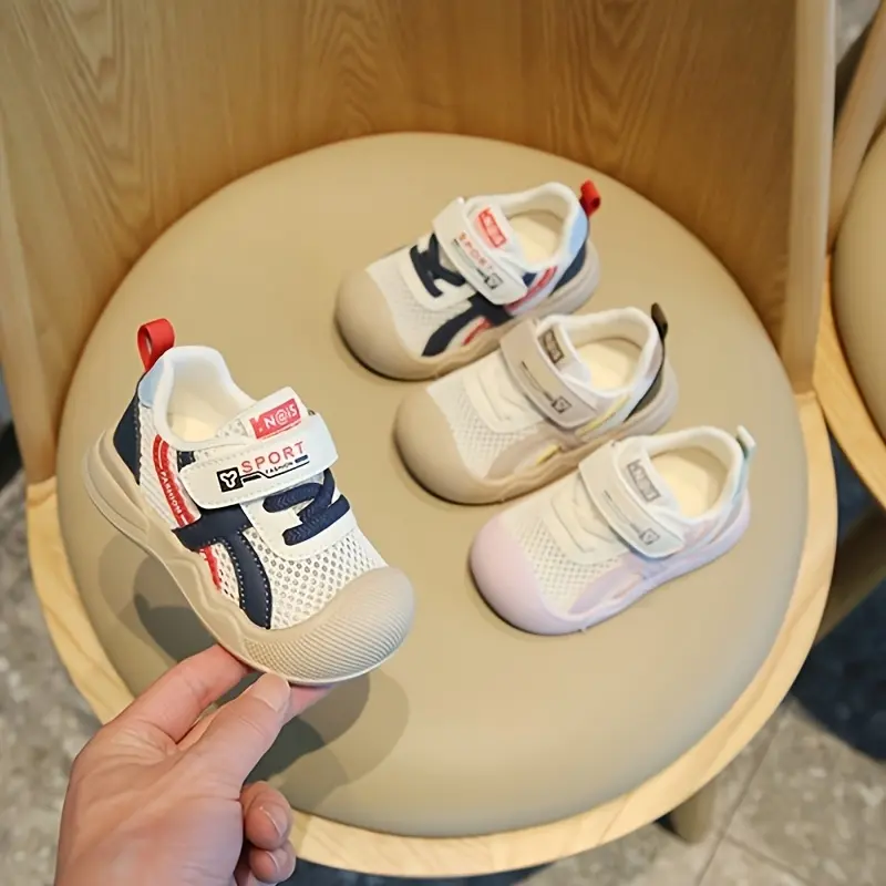 Toddlers' Breathable Mesh Sporty Style Trainers - Unisex for Boys and Girls, Ideal for Walking and Kindergarten Use