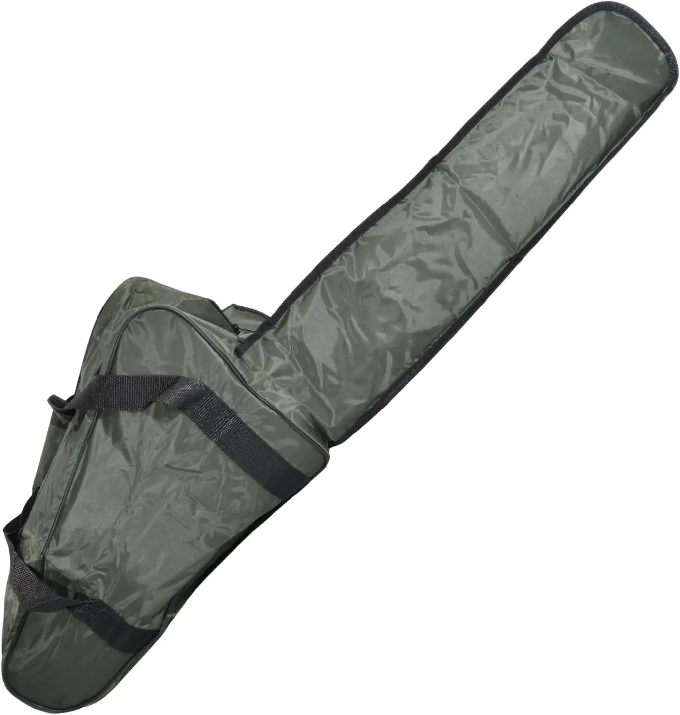 Chainsaw Bag Carrying Case Heavy Duty Oxford Fabric Water Resistant Storage Case with Handle & Adjustable Strap for Garden Lumberjack Woodworking Tool 18in 20in Chainsaw (Olive green)