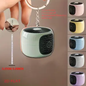 Portable Mini Speaker Keychain, Keychain for Bags, Acrylic Audio Keyring for Backpacks, Cars, Music Lovers, Durable Zinc Alloy Ring, Compact Fashion Gift