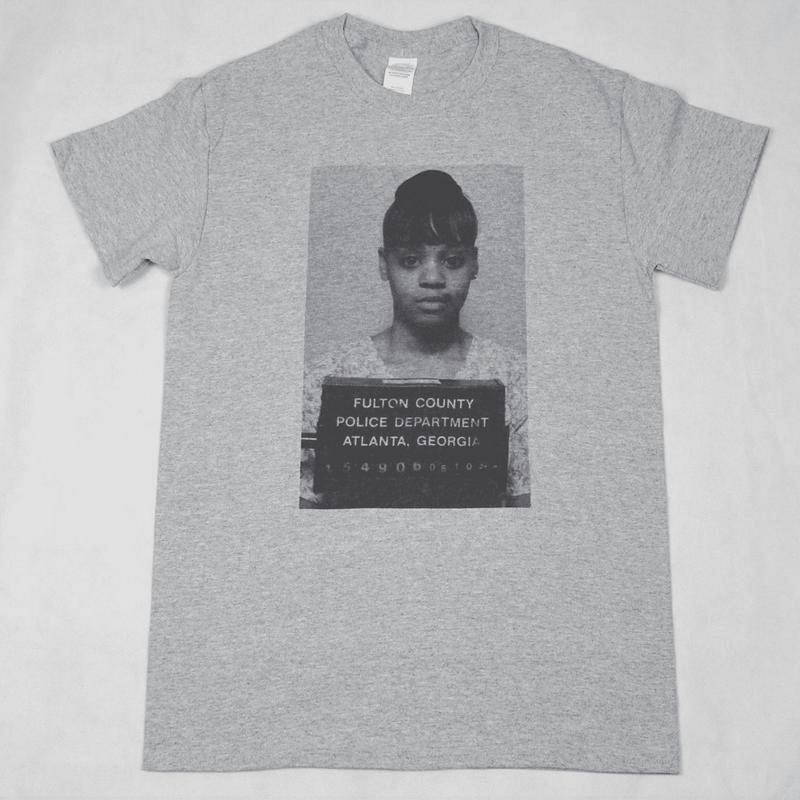 Lisaaa _Left Eye_ Lopez Tlc Mugshot Grey T-Shirt Sizes Available S-3xl Unisex Graphic Cotton Tees Soft Cotton, Unisex Fit