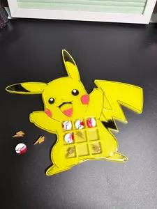 Pikachu Tic-Tac-Toe Board - Handcrafted Resin Pokémon Fun