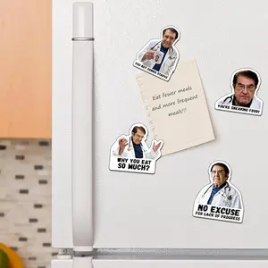 24 Doctor Theme Fridge Magnets Set, Fun Design with Cute Shapes, Strong Magnetic, Suitable for Refrigerator and Car Decor, Refrigerator Decorating Magnet