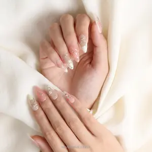 Never Have I Ever | Press On Nails - BALLERINA SLIPPER | Glossy Finish | Reusable, Salon-Quality & Long-Lasting