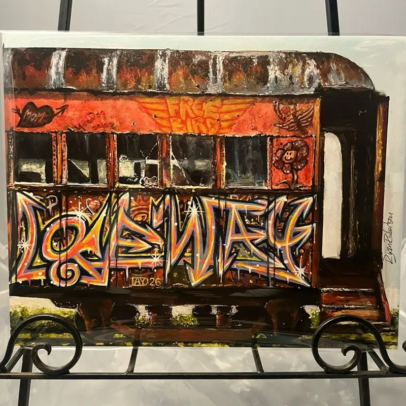 LoveWay x Snackadelic Collaborative Collectible Art Painting