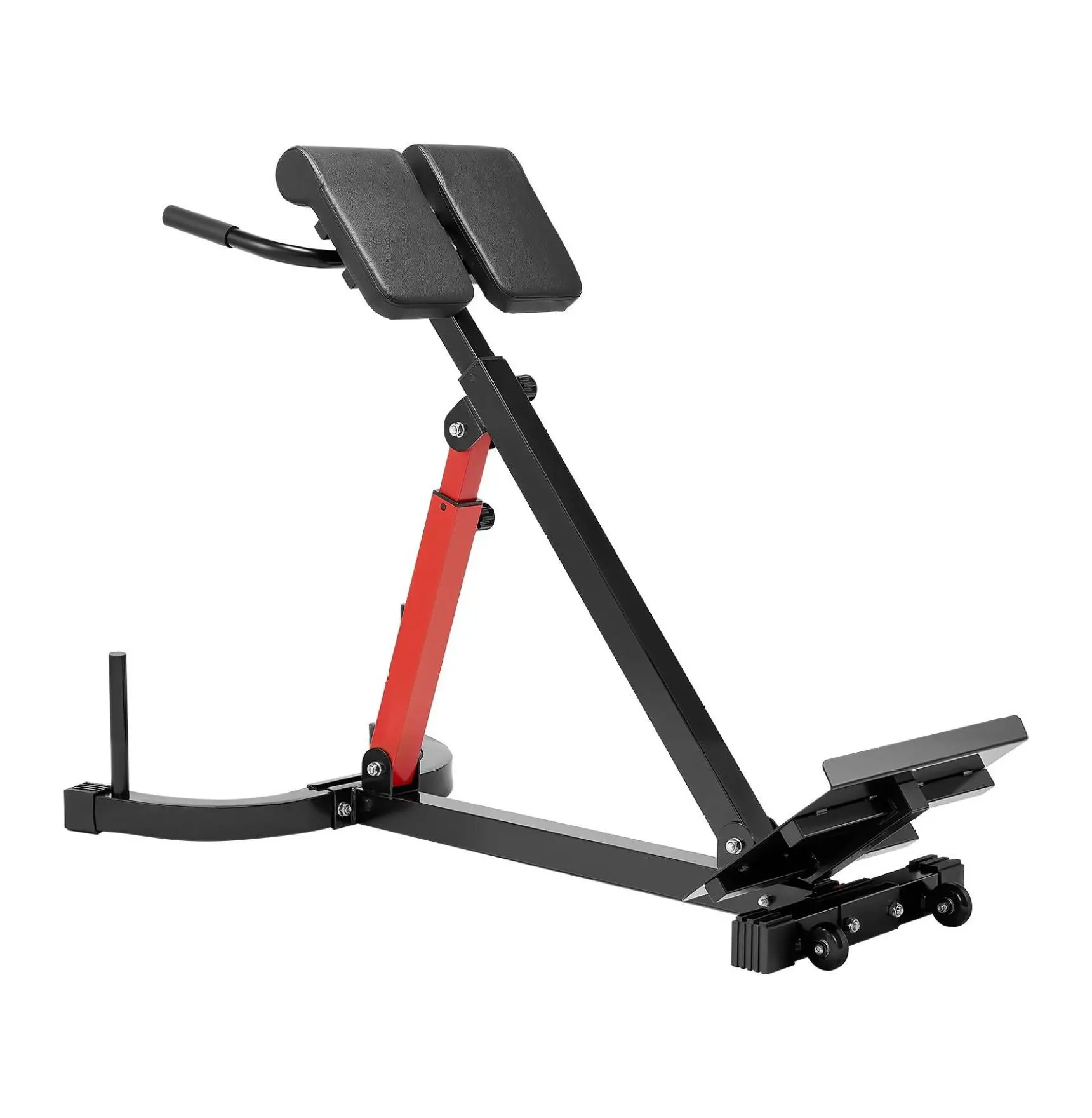 Roman Chair Hyperextension Bench, 350 lbs Adjustable Extension Machine for Home Gym - Glute, Hamstring, Lower Back & Ab Workout Equipment A-Type