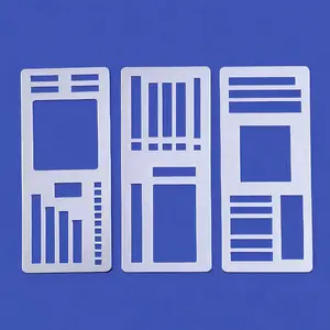 Flexible Record Template - 3 Pack Journaling Planner Stencil Set for Dot Grid, Drawing, Checklists & Daily Planning -  Templates for Journaling, DIY Crafts (C)