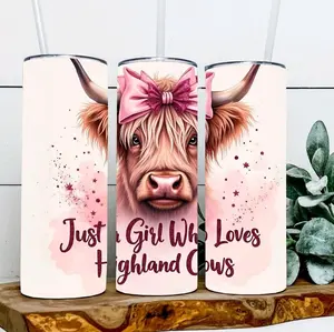Just A Girl Who Loves Highland Cows Tumbler