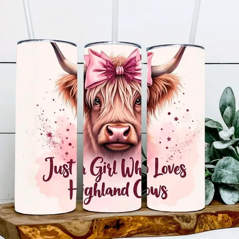 Just A Girl Who Loves Highland Cows Tumbler Just A Girl Who Loves Highland Cows Tumbler