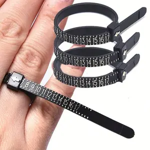Ring Sizer Measuring Tool, Accurate Finger Size Measurement Instrument for Men Women Jewelry Making, Easy-To-Use Ring Gauge Accessory