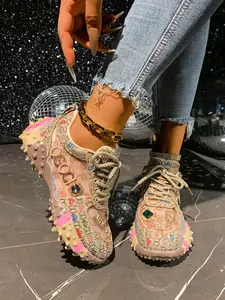 Women's New Summer Breathable Mesh Sneakers, Trendy Casual Athletic Shoes, Unique Design Fashion Footwear for Daily Wear