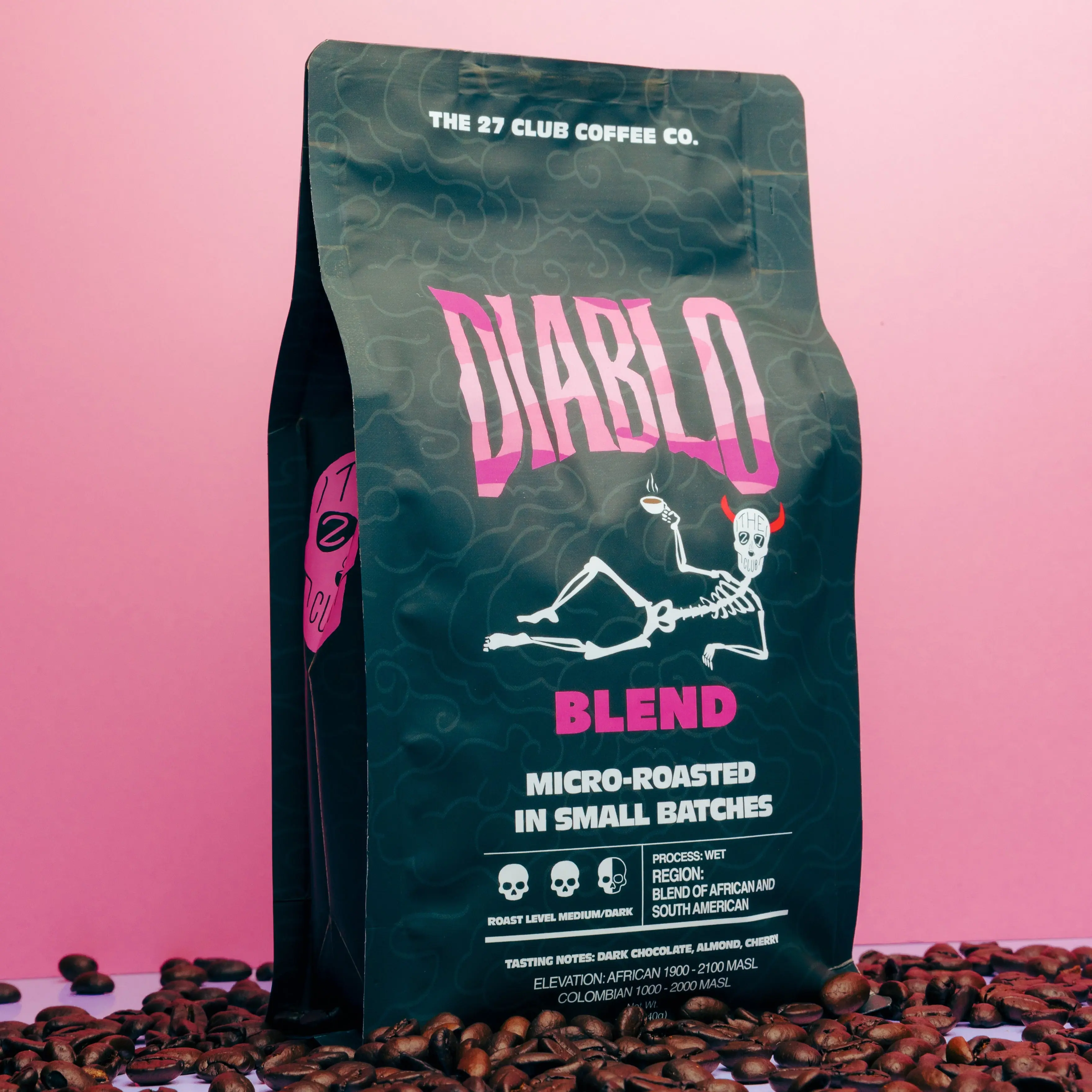 Diablo Blend Whole Coffee Beans