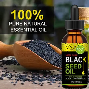 Seed Oil-3Times Thymoquinone,Cold-Pressed,100% Pure Turkish Black Cumin Seed Oil,Liquid Pure Blackseed Oil,Glass Bottle,2FL OZ 60ml