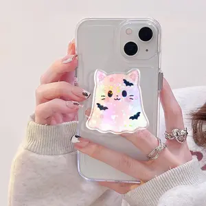 Ghost MagSafe Grip – Cute Spooky Bat Phone Holder with Magnetic Ring | Halloween Aesthetic Grip for Kindle, iPhone & E-Reader, Gift for Her