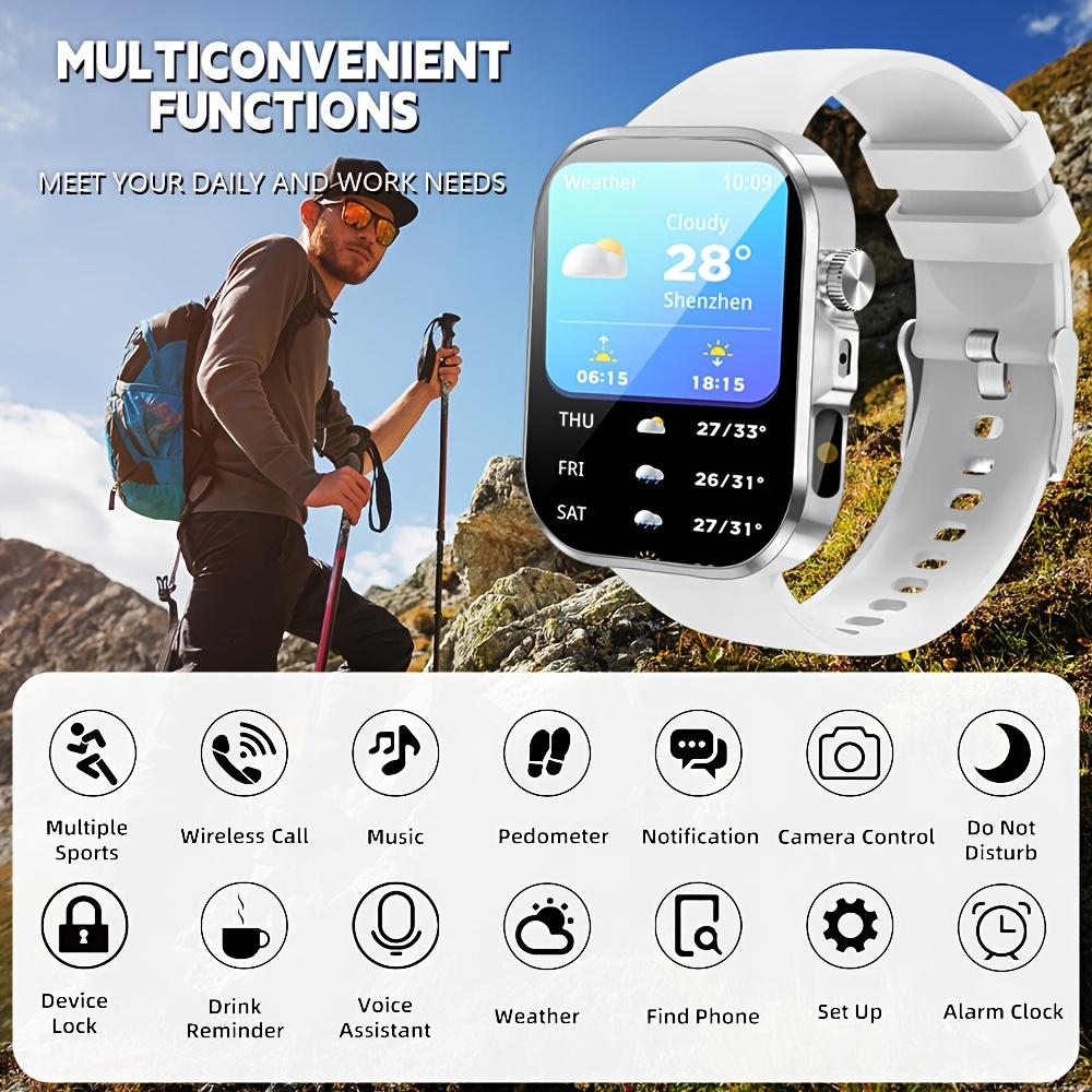 2026 smart watch, equipped with multiple sports modes, call notifications, message alerts, music control, and other advanced features. It is the perfect gift for Valentine's Day, Christmas, New Year, or birthdays, suitable for giving to family, friends