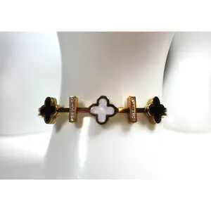 Midnight Clover Luxe Bangle