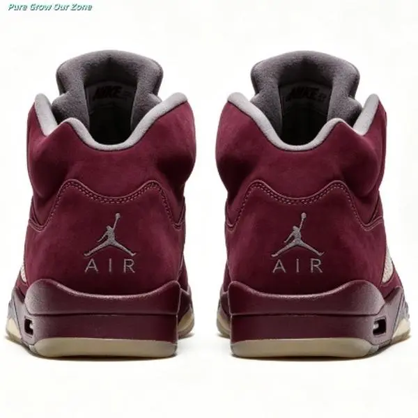 Brand New Sealed with Original Shoe Box Unisex Matte Burgundy Suede Grey Fleece Lining Two-Tone High Top Basketball Sneakers Breathable Mesh Panel Gum Rubber Outsole Vintage Fall Winter Streetwear Daily Athletic Footwear Youth Fashion Casual Shoes