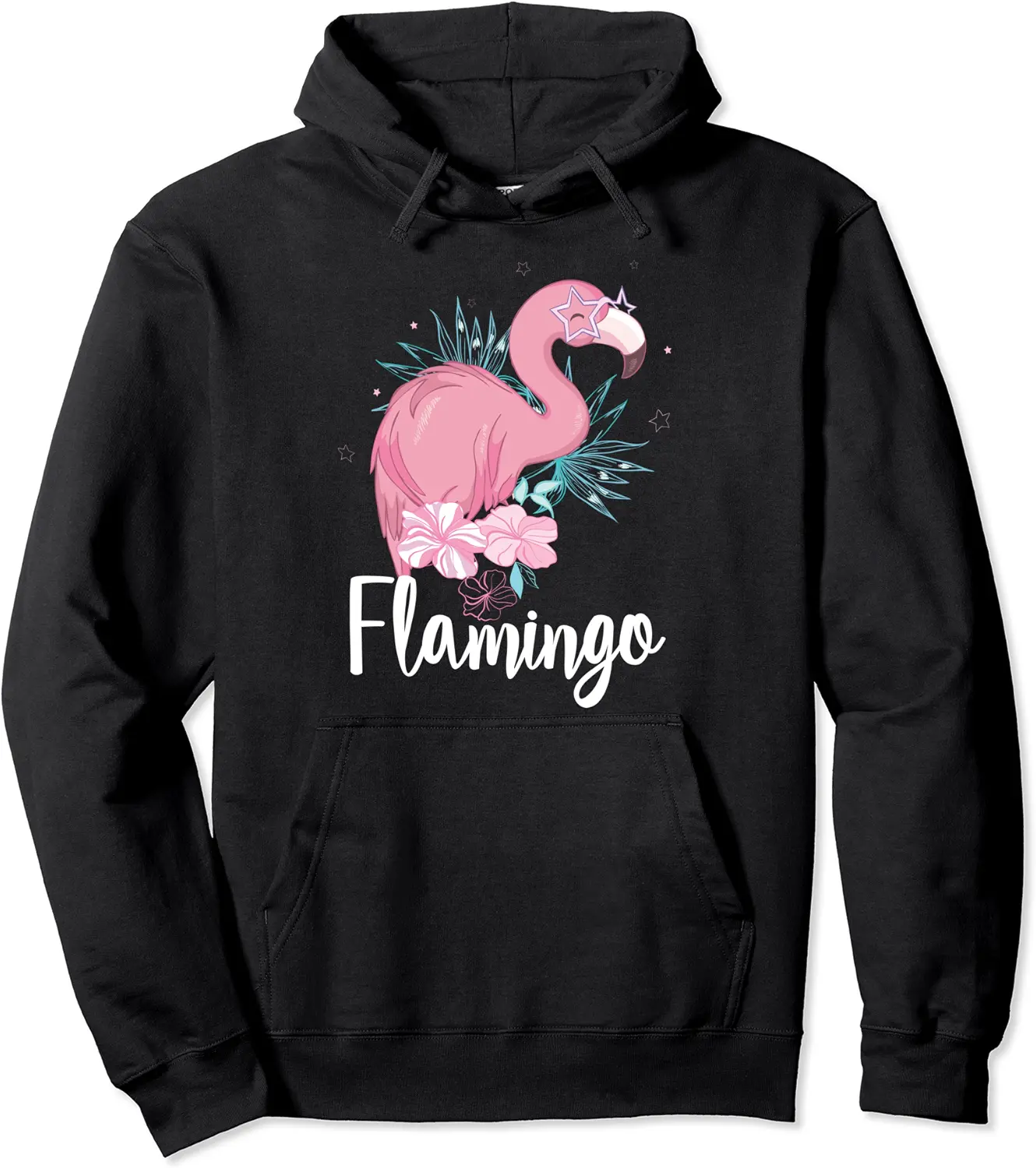 Flamingo Bird Pink Summer Flowers Lady Nature Animal Gift Pullover Hoodie - Lydiagarcia Shop 53B08G23GWRY