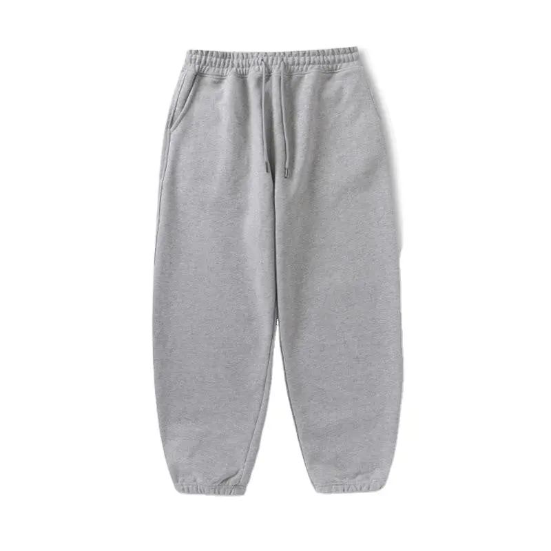 Alessandro Everyday Essential Sweatpants - Grey Mid-Weight Fleece with Adjustable Drawstring Waist & Elastic Cuff for All Seasons Comfort
