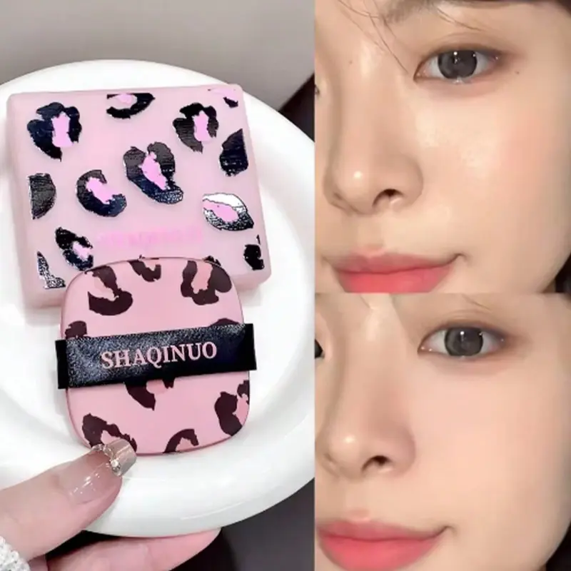 100 Sheets Oil Absorbing Papers with Replacement Pack, Powder Puff Style, Portable Makeup Mirror, Small and Convenient