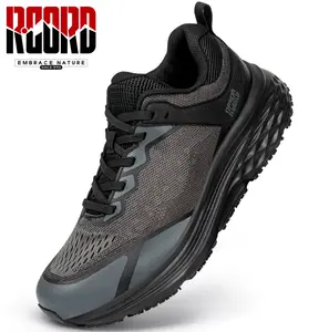 R CORD Slip-Resistant Work Shoes for Women – Oil-Proof Chef & Nurse Sneakers for Kitchen, Food Service & Healthcare (Black)