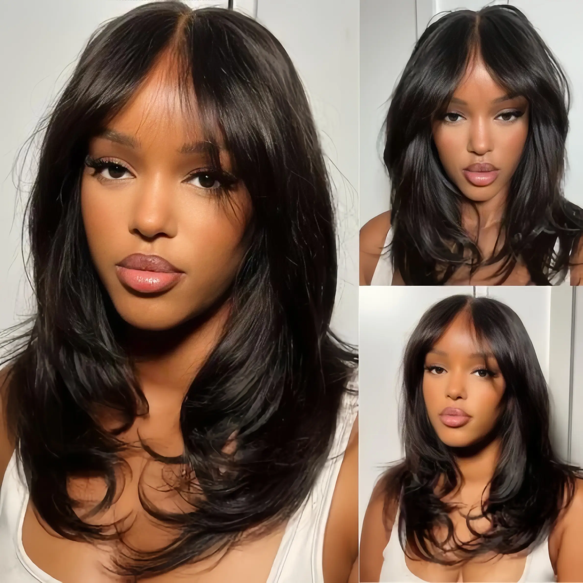 Recool Hair Butterfly Layered Cut 6×5 HD Loose Wavy Human Hair Wig Pre-Everything Wear Go Glueless Wig 100% Human Hair Wig