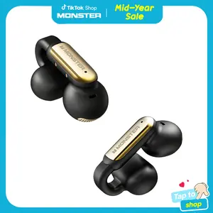 Monster Wireless Headphones BT 6.0, Waterproof Earphones with Noise Reduction for Sports Running, Cycling, Climbing, Driving Audio Electronic Earbuds Wireless  gaming  Cable Headset earphone head  phone Tws Hifi Stereo- SummerWins - DealsForYouDays
