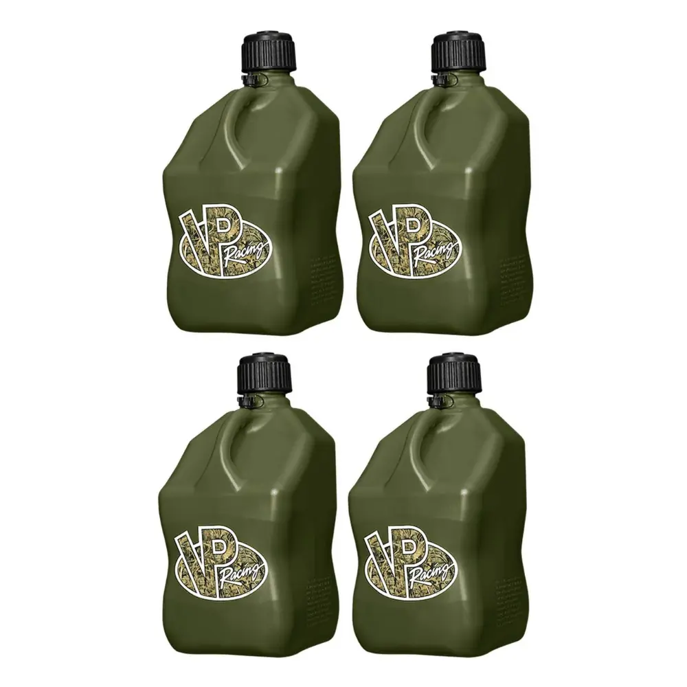 VP Racing 3842 5.5 Gallon Square Motorsport Jug, Camo, 4 Pack