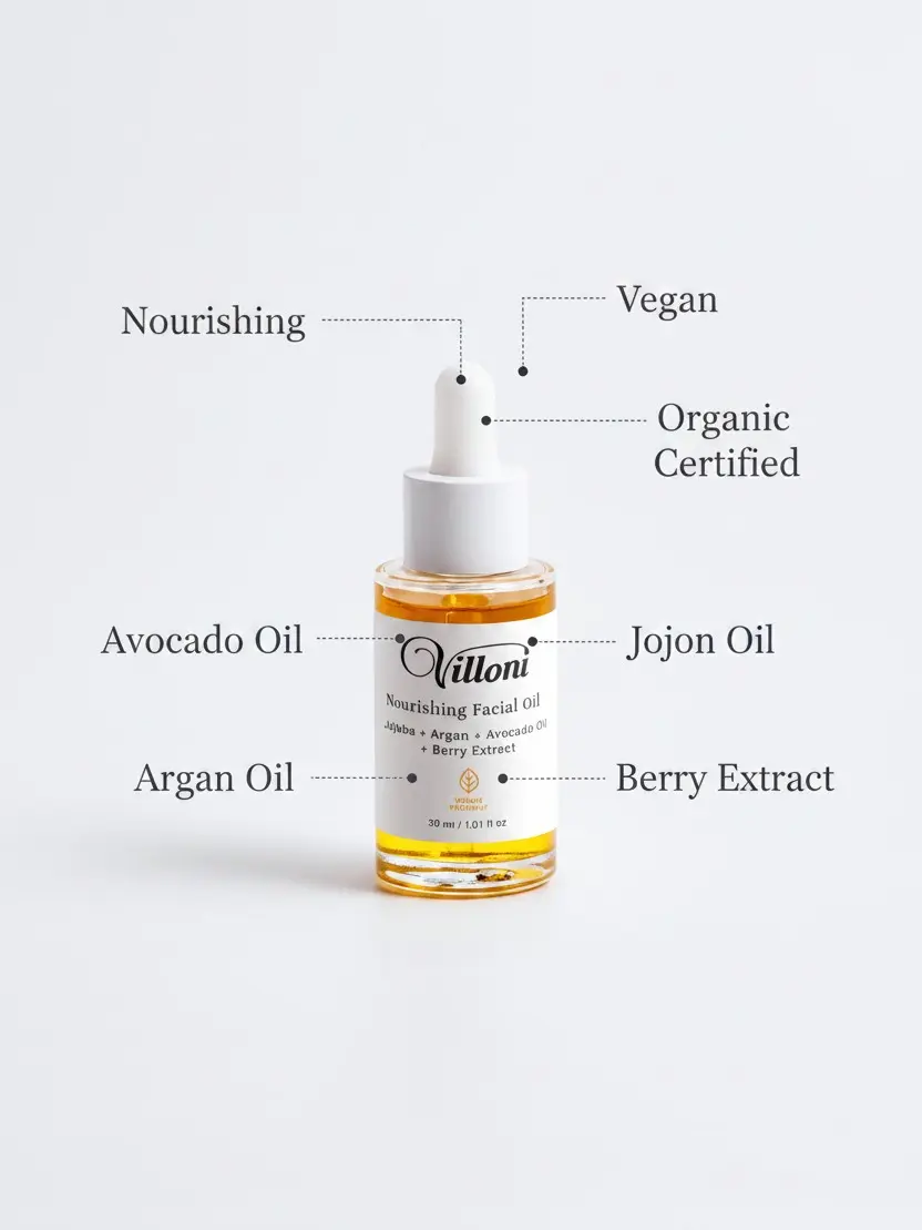 Nourishing Facial Oil, 30ml  Organic Serums