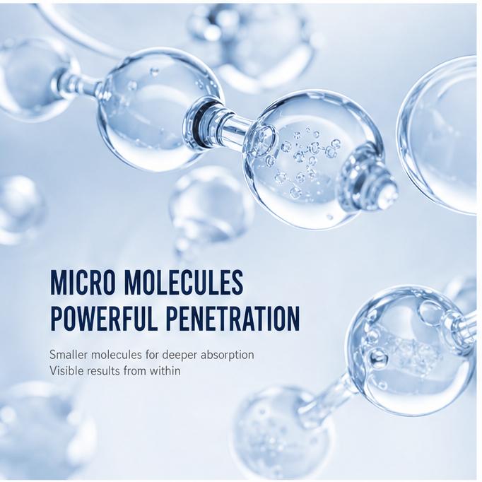 Mecncat Multi-Effect Strengthening Rollerball Micro-Molecular Serum - Botanical Extract-Infused Skincare Serum for Daily Skin Care