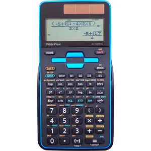 EL-W535TGBBL Scientific Calculator with WriteView(TM) 4 Line Display, Black, Blue