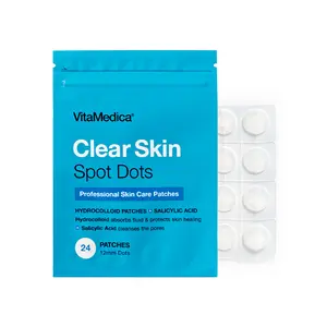 Clear Skin Spot Dots - Hydrocolloid Patches with Salicylic Acid for Acne Pimple Face Patches