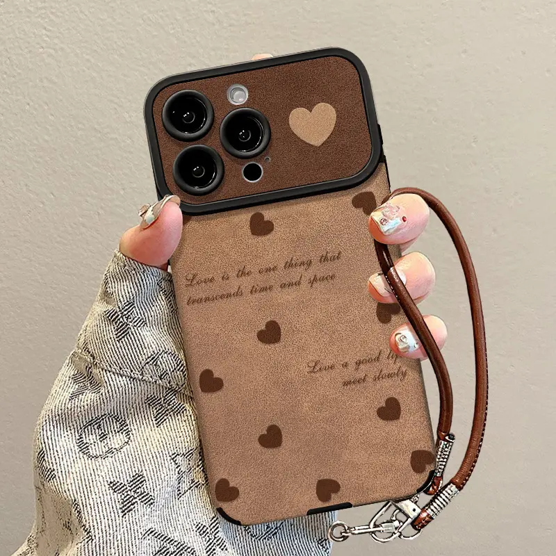 Bowknot Phone Lanyard for iPhone 17 Pro Max 16 15 14 13 12 11 Anti-Slip Silicone with Leather Tassel Cute Charm for Girls Women Crossbody Wrist Strap for Daily Use Travel
