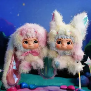 【Holiday Gift】WAKUKU Mischief Diary Series - Cute Fox & Bunny Figurines for Desk Decor & Anime Collectors!, Holiday & Holiday Haul